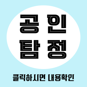 공인탐정