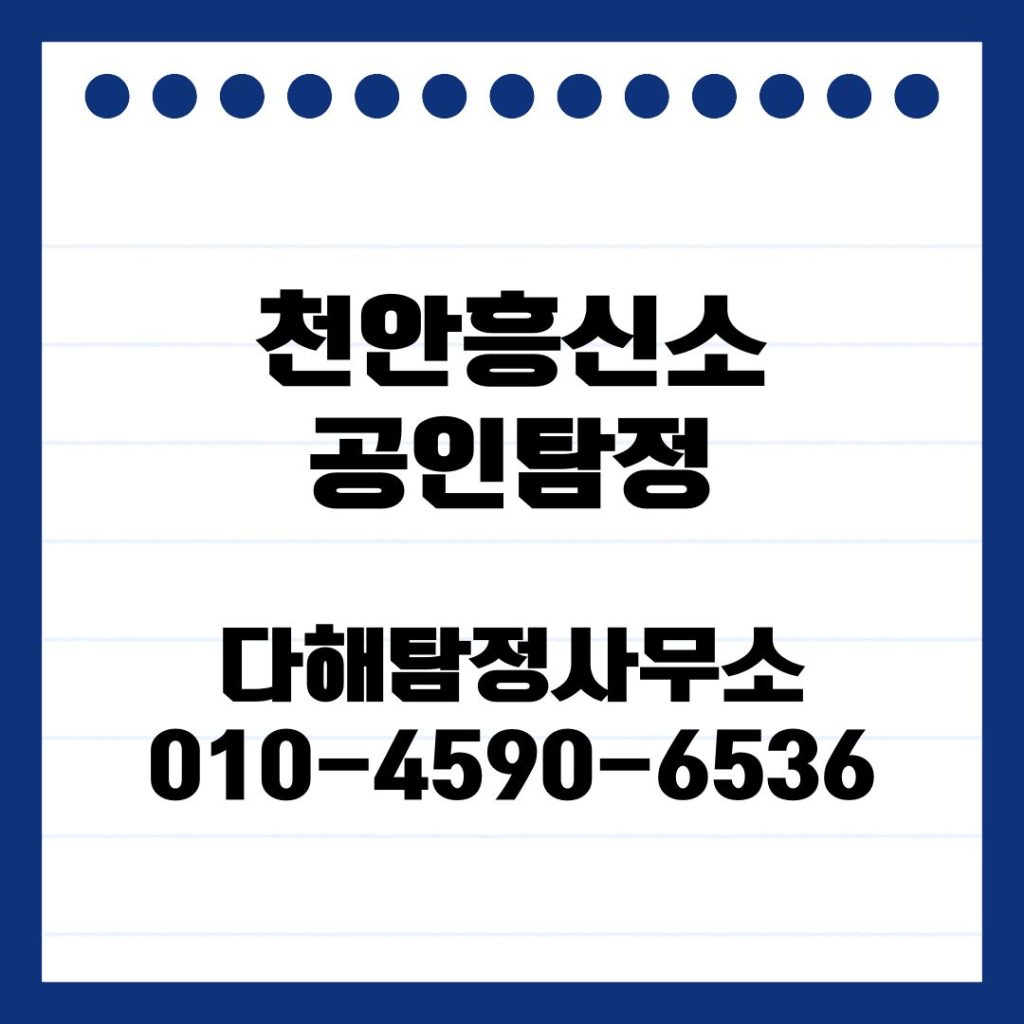 공인탐정